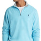 Polo Ralph Lauren Men's Jersey Quarter-Zip Pullover Blue Size X-Small