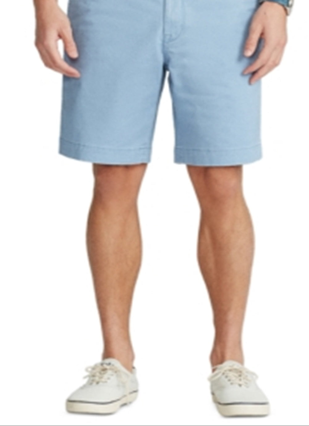 Polo Ralph Lauren Men's Flat Front Stretch Chino Shorts Blue Size 38