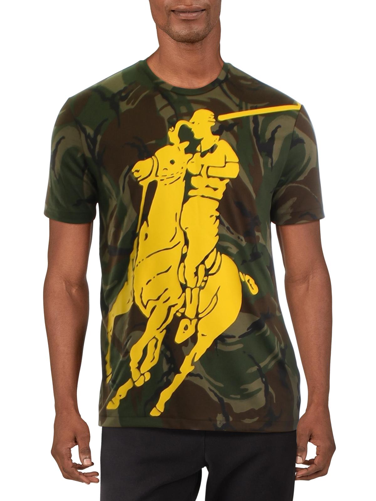 Ralph Lauren Men's Fitness Running T-Shirt Green Size Large