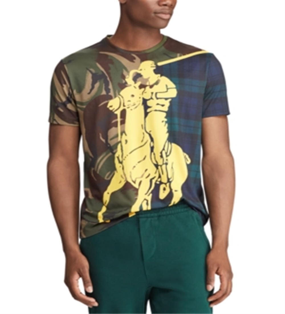 Ralph Lauren Men's Fitness Running T-Shirt Green Size Large
