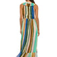 Oliphant - Ruffle V-Neck Maxi Dress