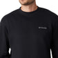 Columbia Men's Hart Mountain Ii Crew Sweatshirt Black Size X-Large