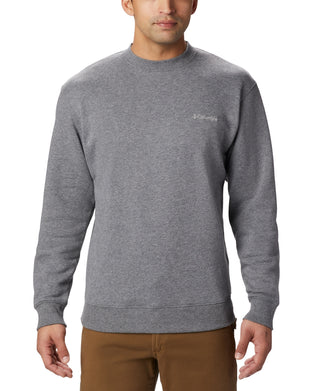 Columbia Men's Hart Mountain Ii Crew Sweatshirt Gray Size Large