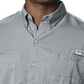 Columbia Men's Pfg Tamiami Ii Long Sleeve Shirt Gray Size X-Large
