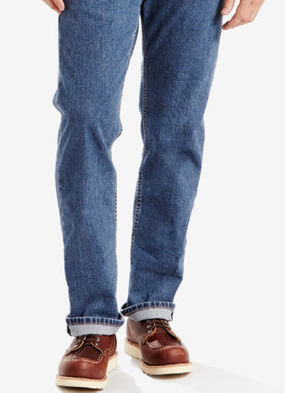 Levi's Men's 505 Regular Straight Fit Stretch Jeans Blue Size 30X32