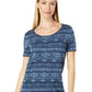 Pendleton Women's Short Sleeve Cotton Sweaterdress Blue Size Large