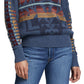 Pendleton Women's CottON Graphic Pullover Blue Size Large