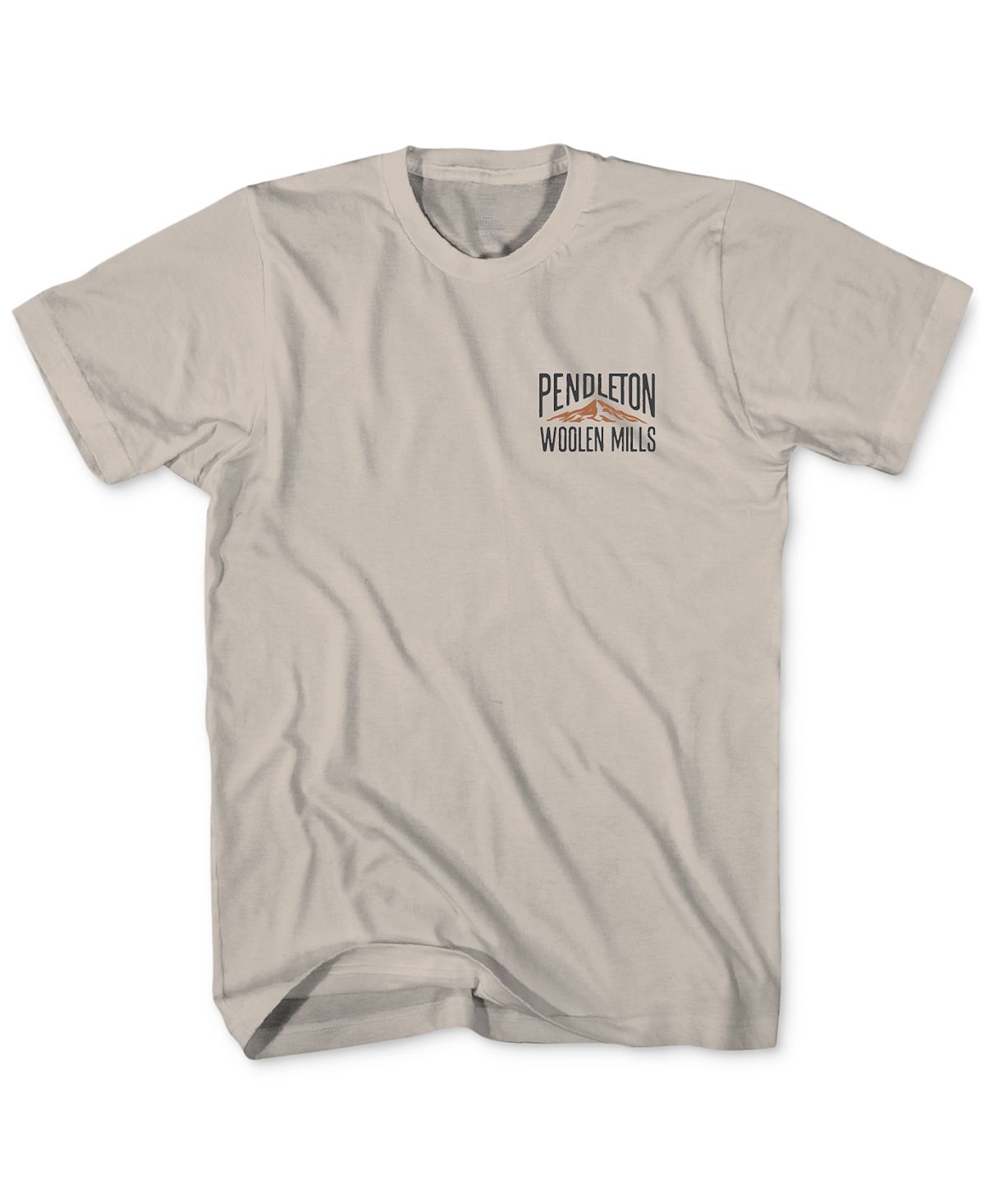 Pendleton Men's Oversized Logo Graphic Tee Brown Size X-Large