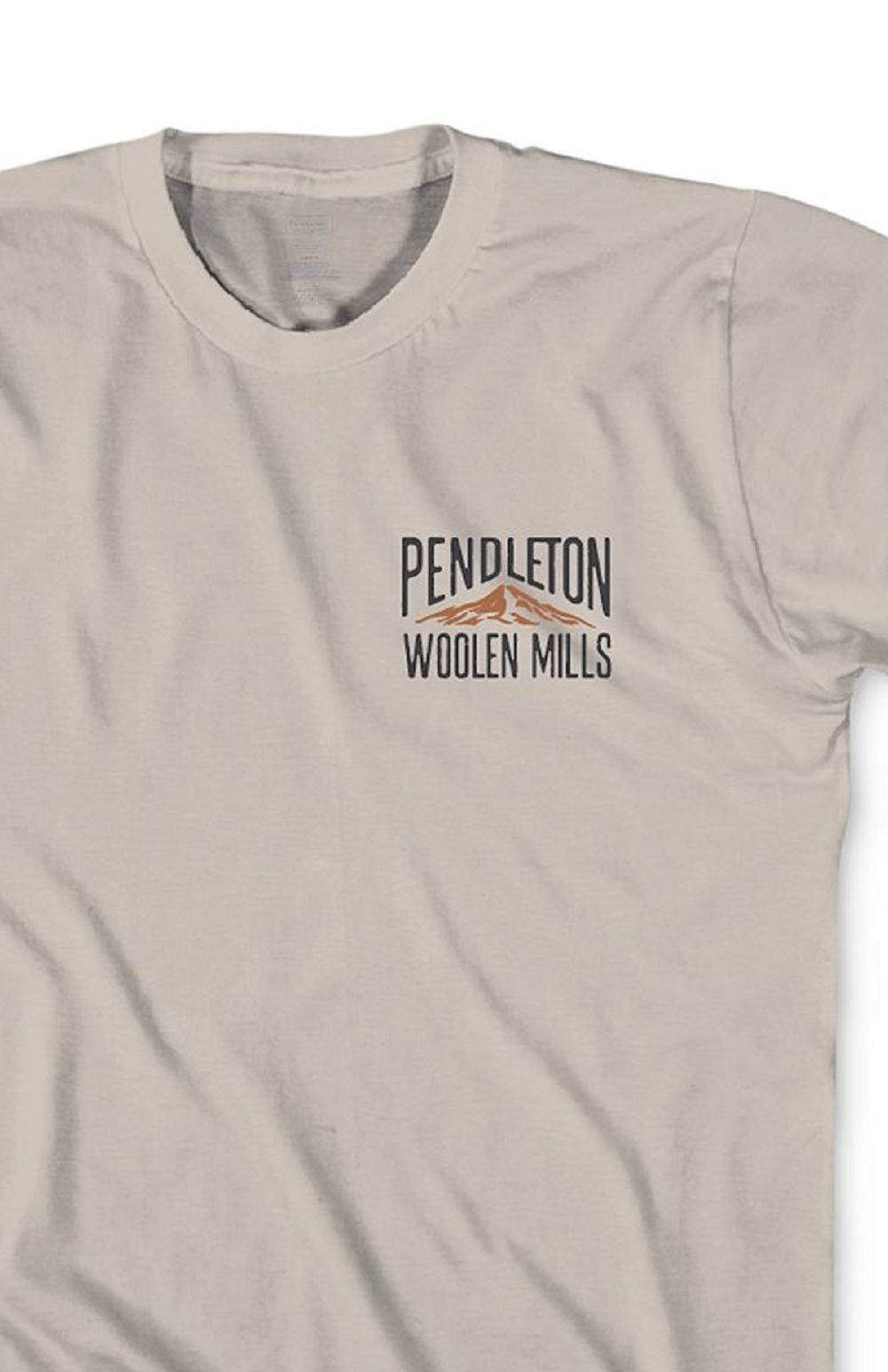 Pendleton Men's Oversized Logo Graphic Tee Brown Size X-Large