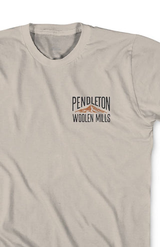 Pendleton Men's Oversized Logo Graphic Tee Brown Size X-Large