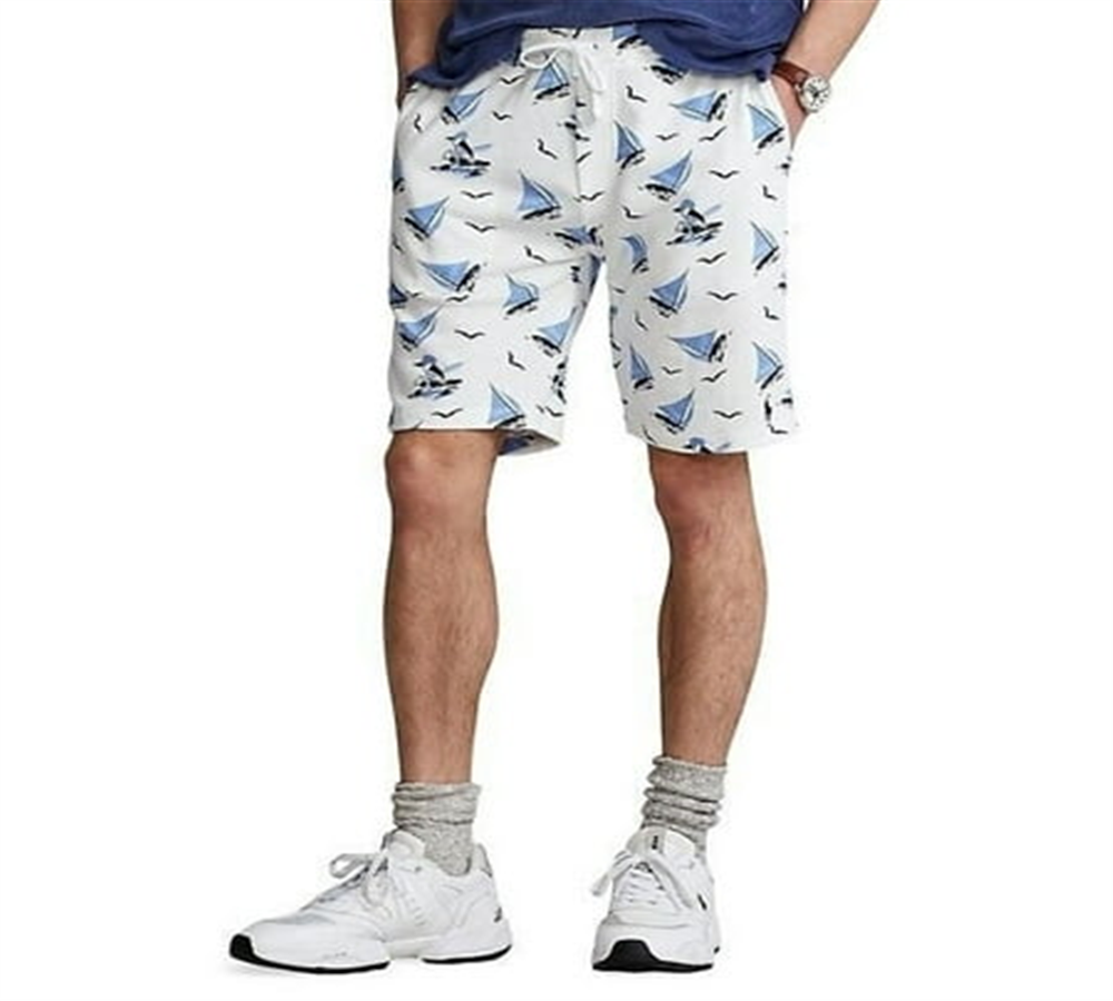 Polo Ralph Lauren Mens Skipper Terry 8 Inseam Casual Shorts Multicolor Size S