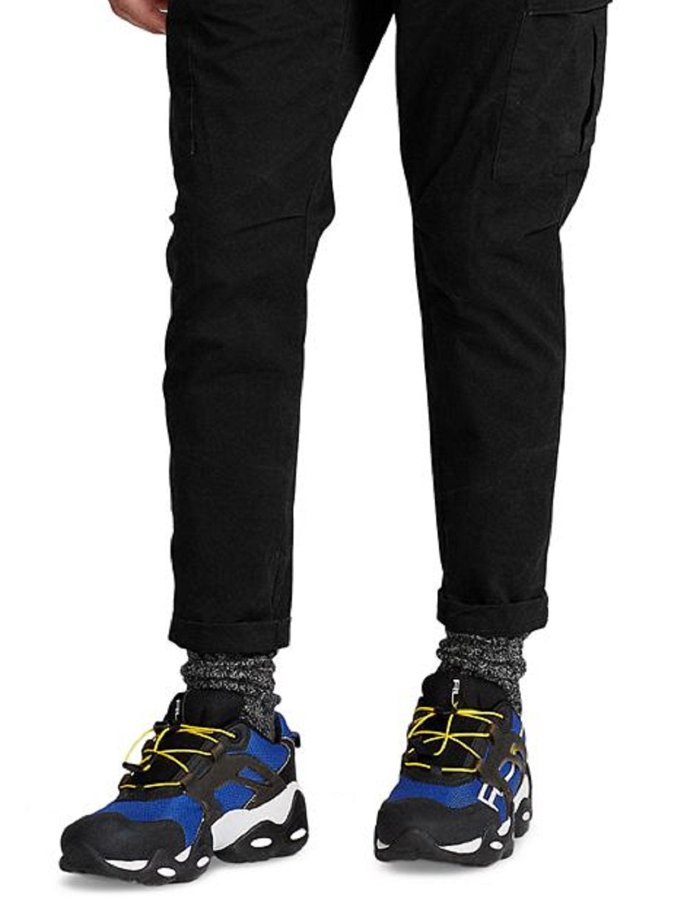 Polo Ralph Lauren Men's Stretch Slim Fit Twill Cargo Pants Black Size 38X30