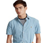 Polo Ralph Lauren Men's Classic Fit Short Sleeve Button Down Shirt Blue Size Small