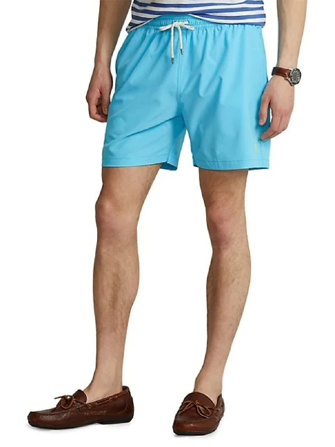Polo Ralph Lauren Men's Traveler Classic Swim Trunks Blue Size Large