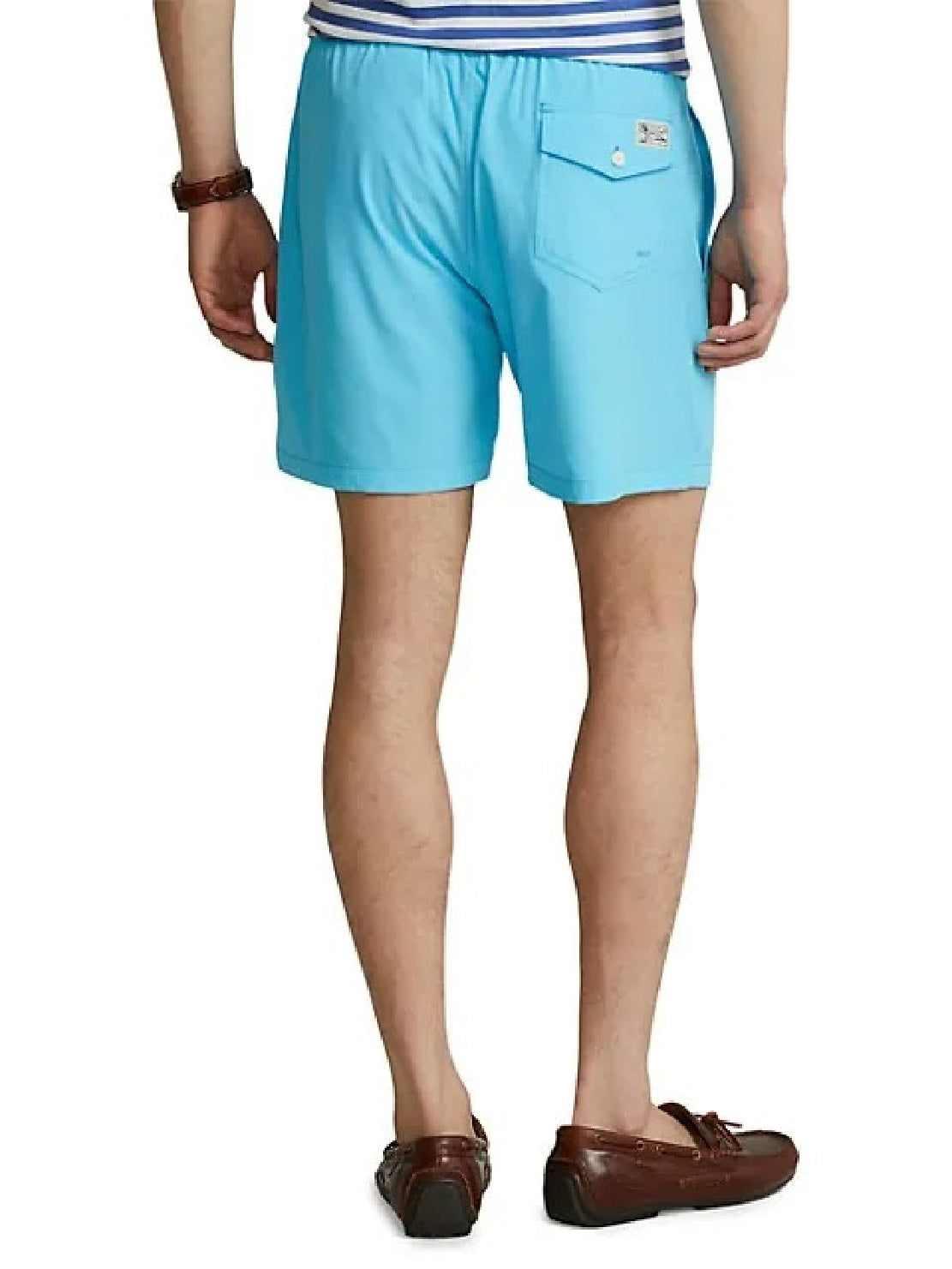Polo Ralph Lauren Men's Traveler Classic Swim Trunks Blue Size Large