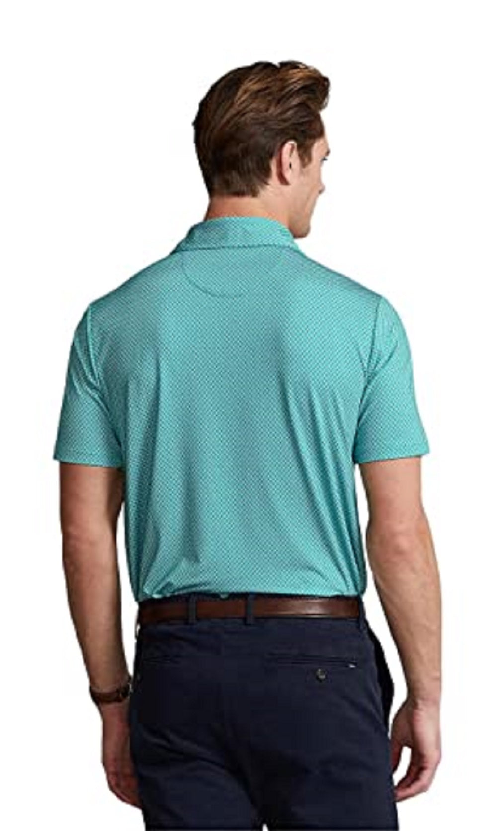 Polo Ralph Lauren Men's Printed Performance Polo Shirt Green Size X-Large