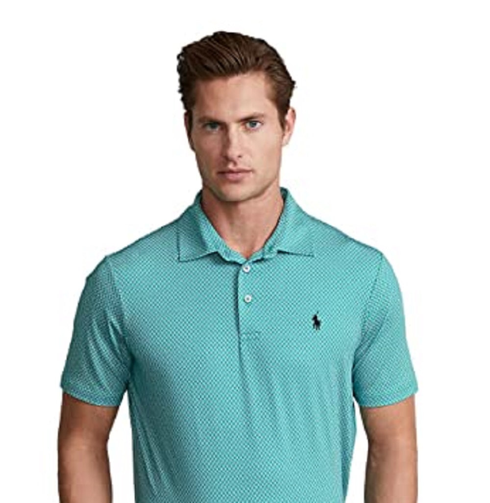 Polo Ralph Lauren Men's Printed Performance Polo Shirt Green Size X-Large