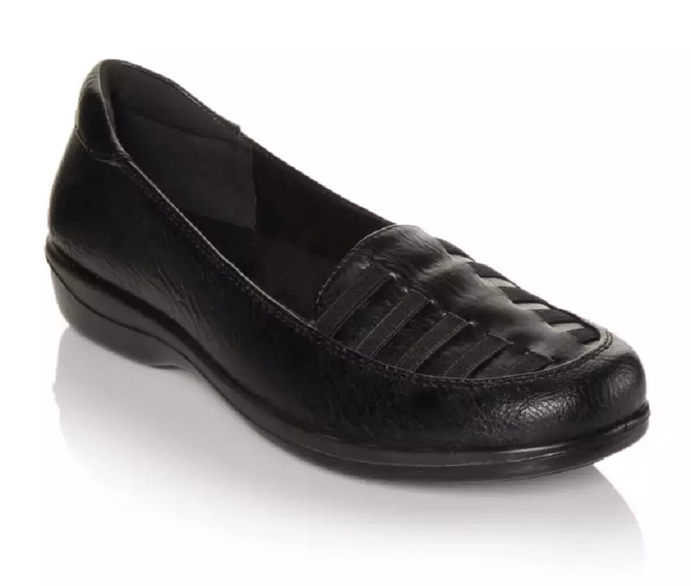 Easy Street Women's Genesis Loafers Shoes Black Size 9 W