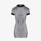 Jean Paul Gaultier - Morphing Pinstripe Short Dress