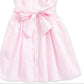 Polo Ralph Lauren Girl's Carmel Stripe Bengal Poplin Shirt Dress Pink Size 14