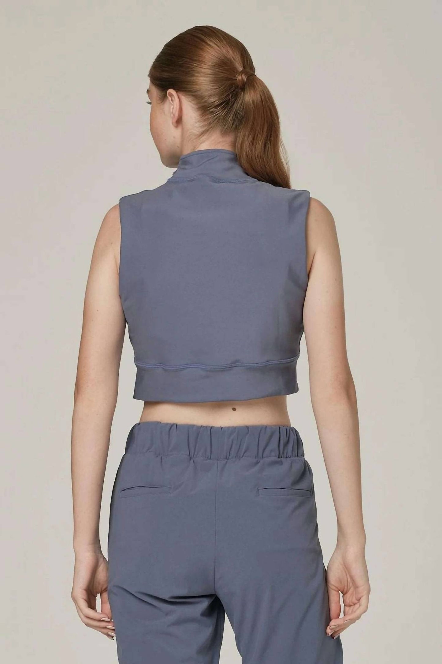 925 Fit - Short Temper Cropped Zip Vest