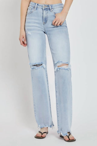 Risen - Alex High-Rise Wide Leg Jeans