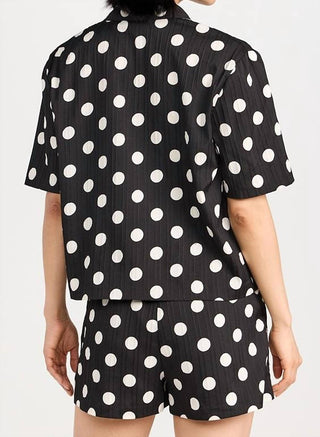 English Factory - Textured Dots Short Sleeve Shirt