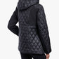 London Fog - Zip Front Hooded Quilted Jacket