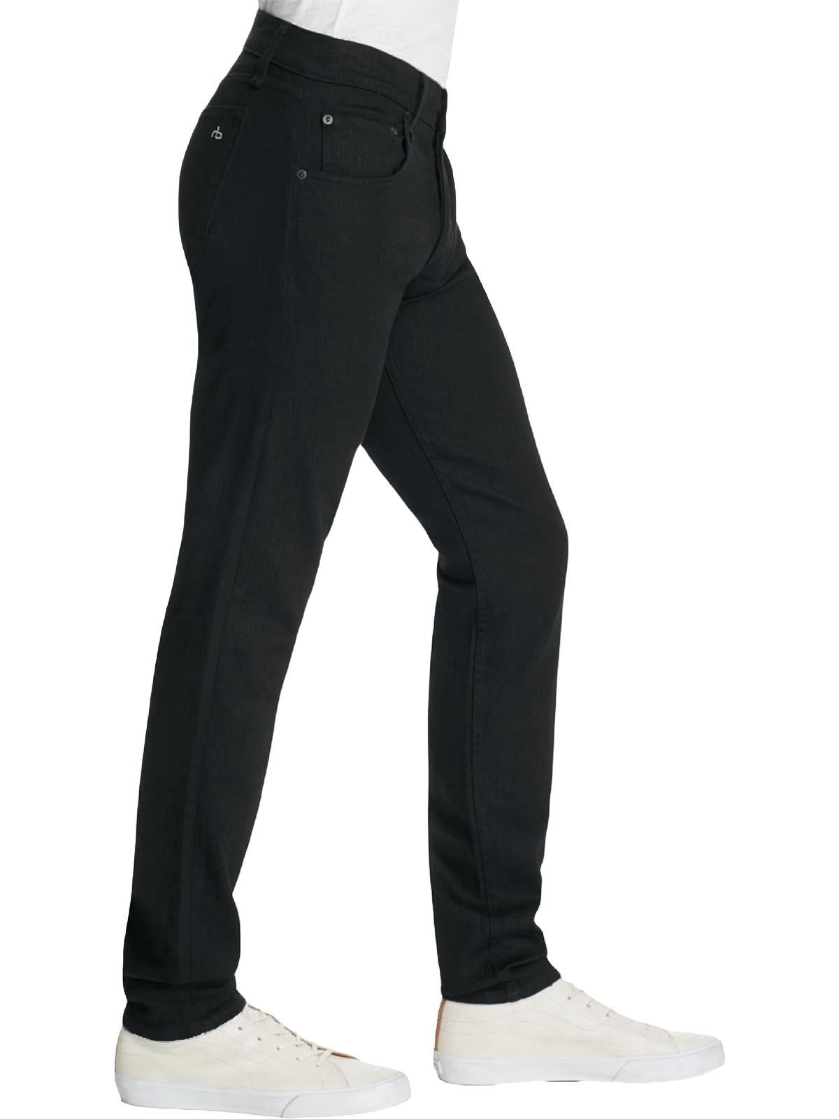 Rag & Bone Men's Fit 1 Skinny Fit Jeans Black Size 31