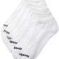 Reebok Men's 6 Pk Athletic Low Cut Socks White Size Regular