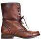 Steve Madden Women's Troopa Lace Up Combat Boots Brown Size 6.5 M