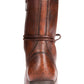 Steve Madden Women's Troopa Lace Up Combat Boots Brown Size 6.5 M