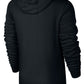 Nike Moletom Aberto Hoodie Preto Black Size S