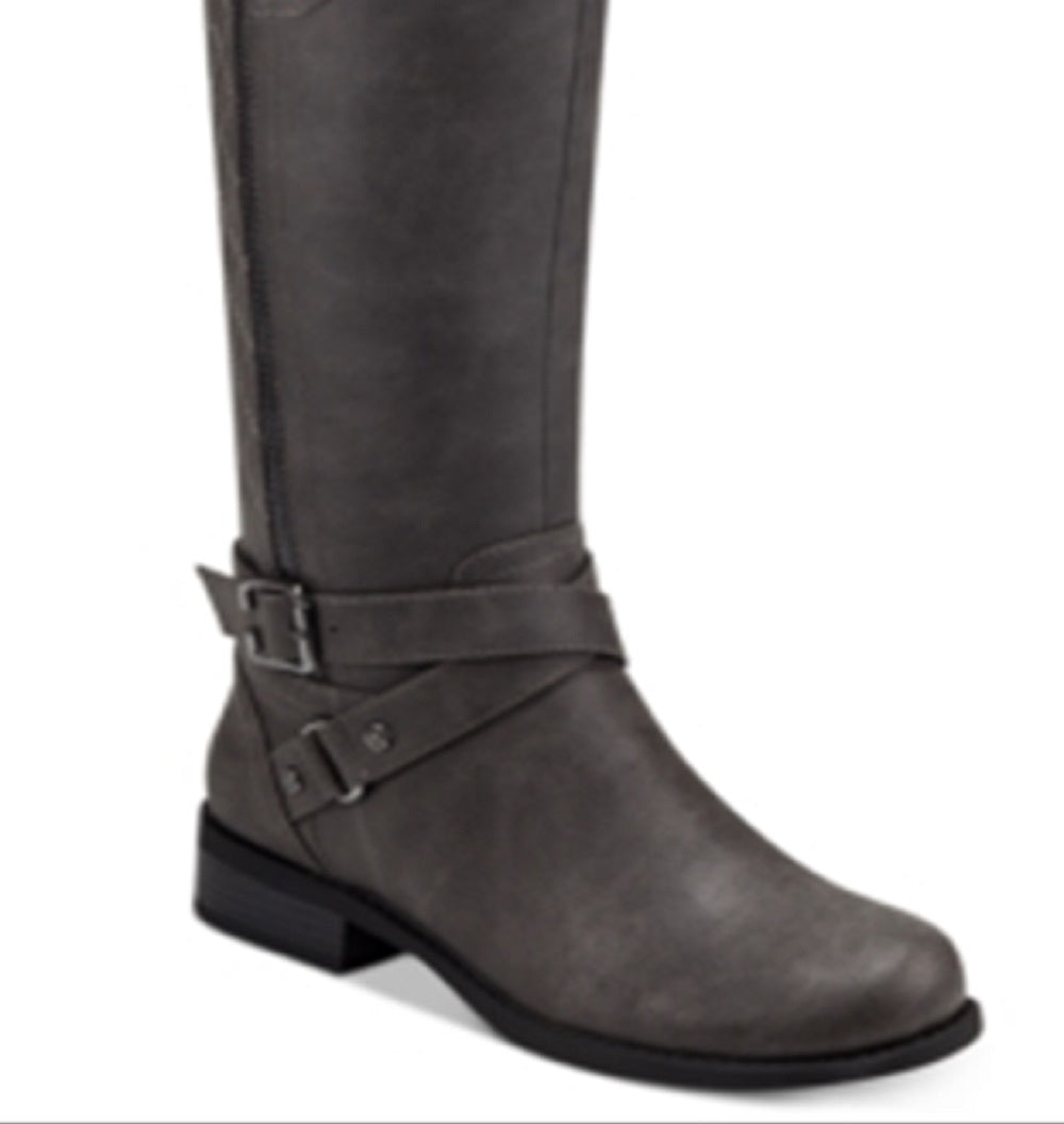 Gbg Los Angeles Women's Haydin Riding Boots Shoes Gray Size 5.5 M