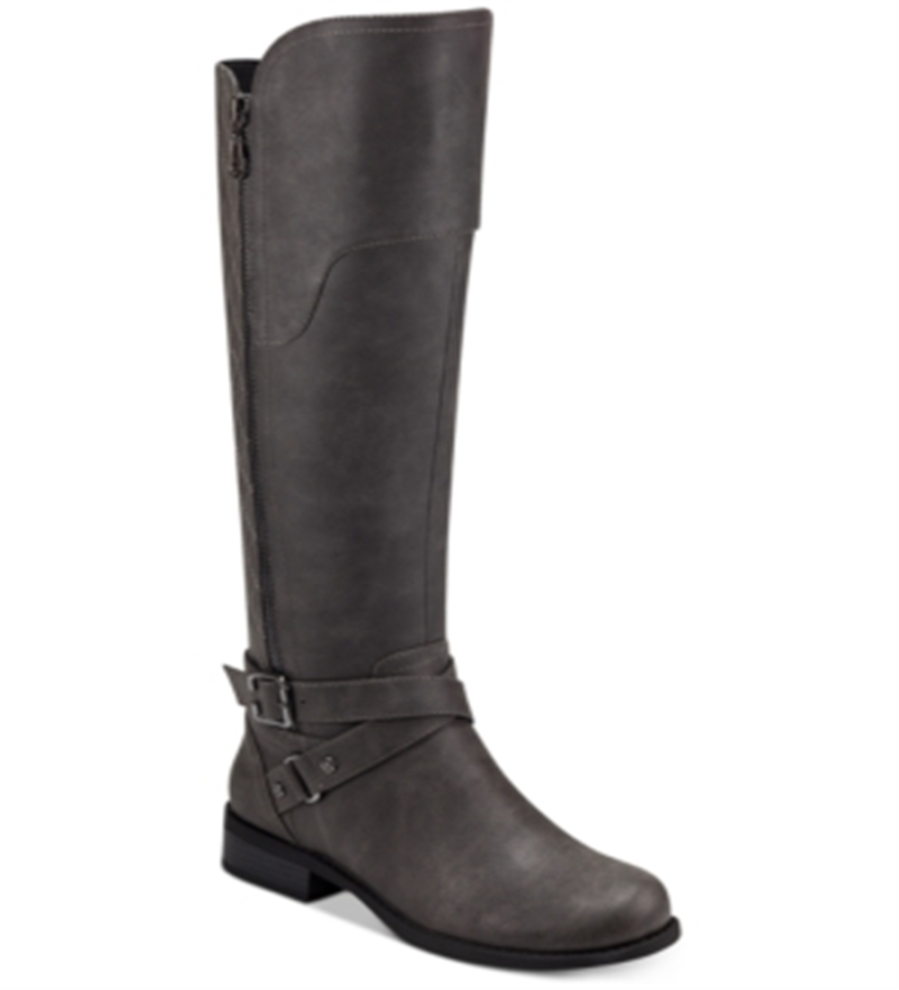 Gbg Los Angeles Women's Haydin Riding Boots Shoes Gray Size 5.5 M