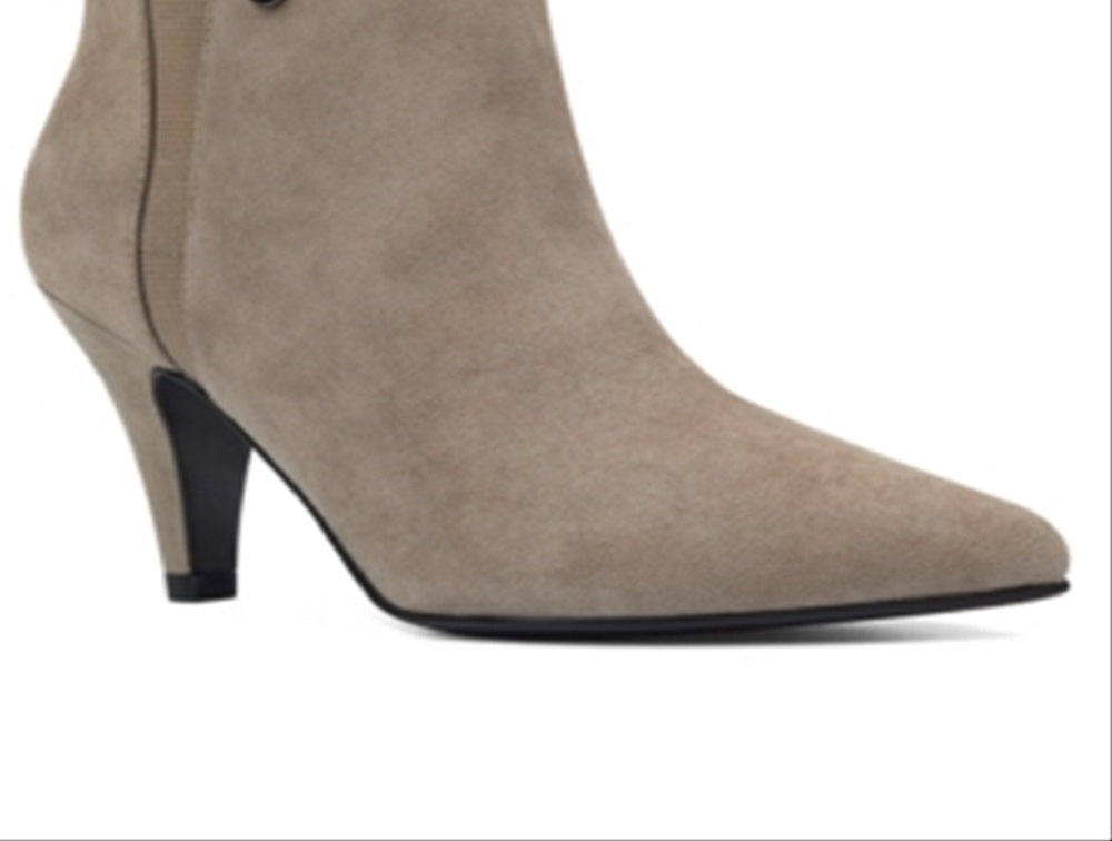 Bandolino Women's Bari Pointy Toe Booties Brown Size 9 M