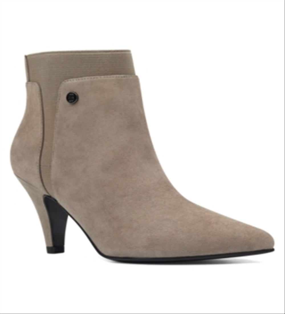 Bandolino Women's Bari Pointy Toe Booties Brown Size 9 M