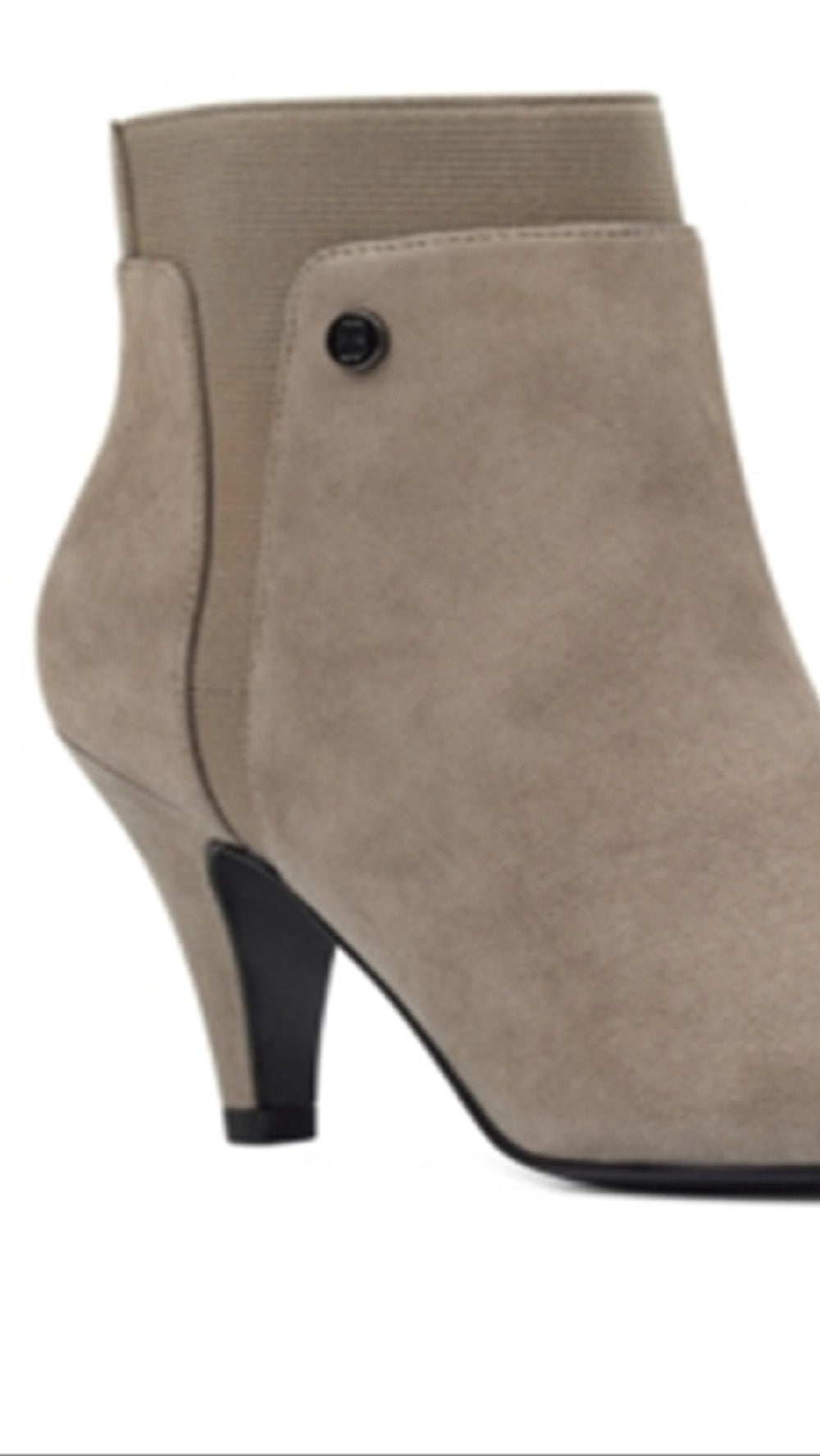 Bandolino Women's Bari Suede Pointed Toe Booties Brown Size 9.5M