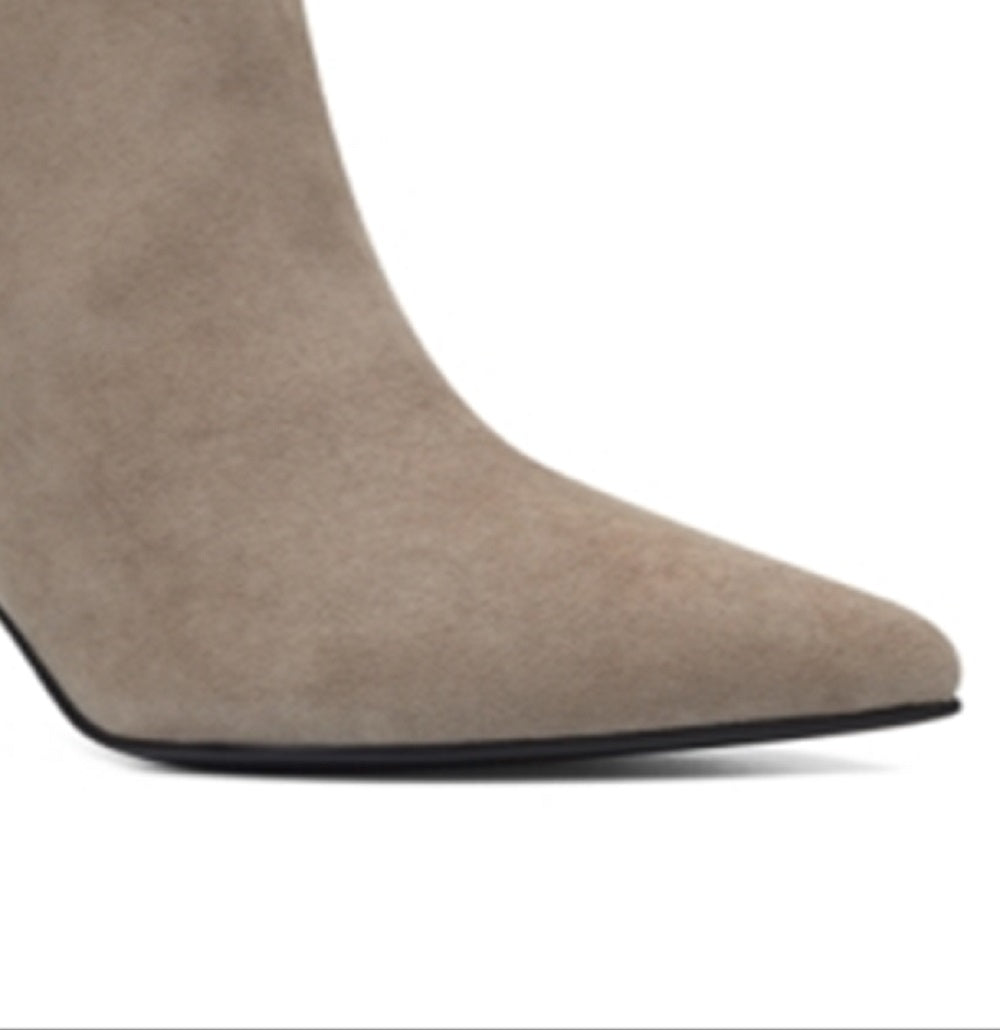 Bandolino Women's Bari Suede Pointed Toe Booties Brown Size 9.5M