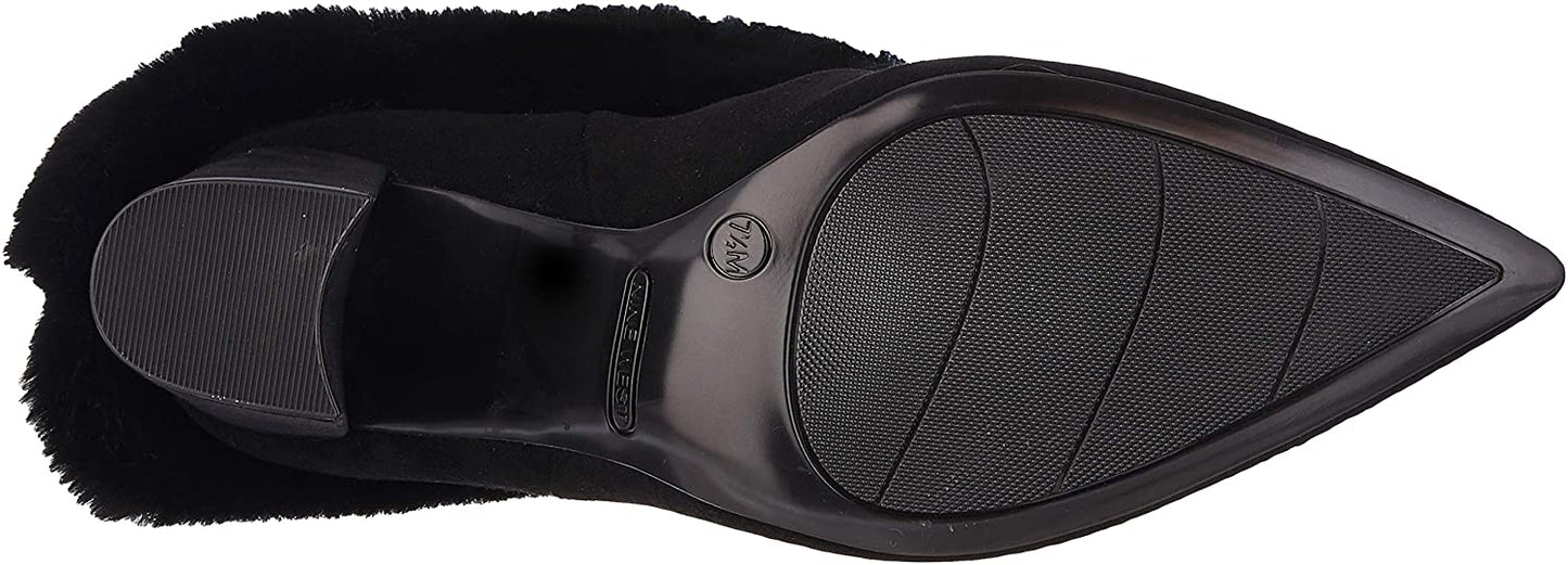 Nine West Women's Slouchy Fashion Boot Black Size 8.5M