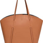 Thacker Tocar Leather Tote Bag Caramel