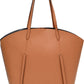 Thacker Tocar Leather Tote Bag Caramel