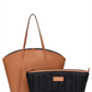 Thacker Tocar Leather Tote Bag Caramel