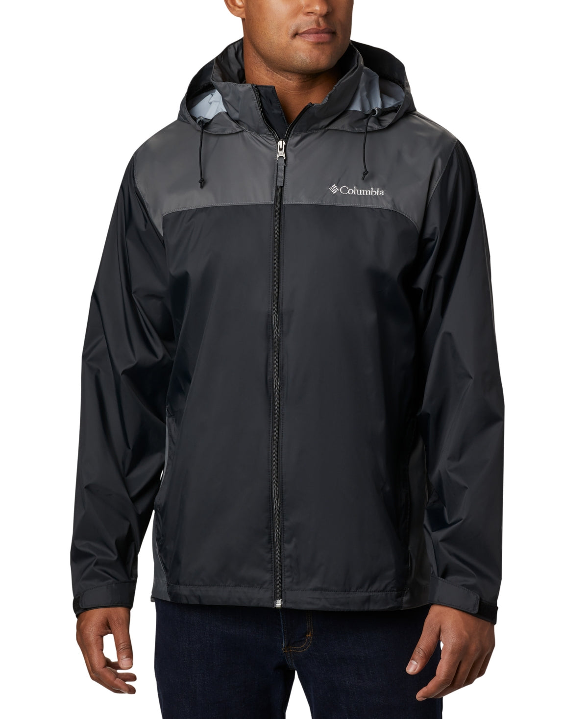 Columbia Men's Glennaker Lake Rain Jacket Black Size Large