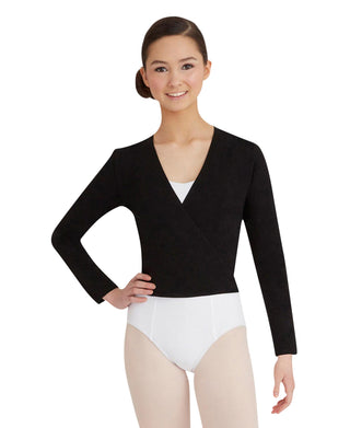 Capezio Women's Wrap Top Black Size X-Large