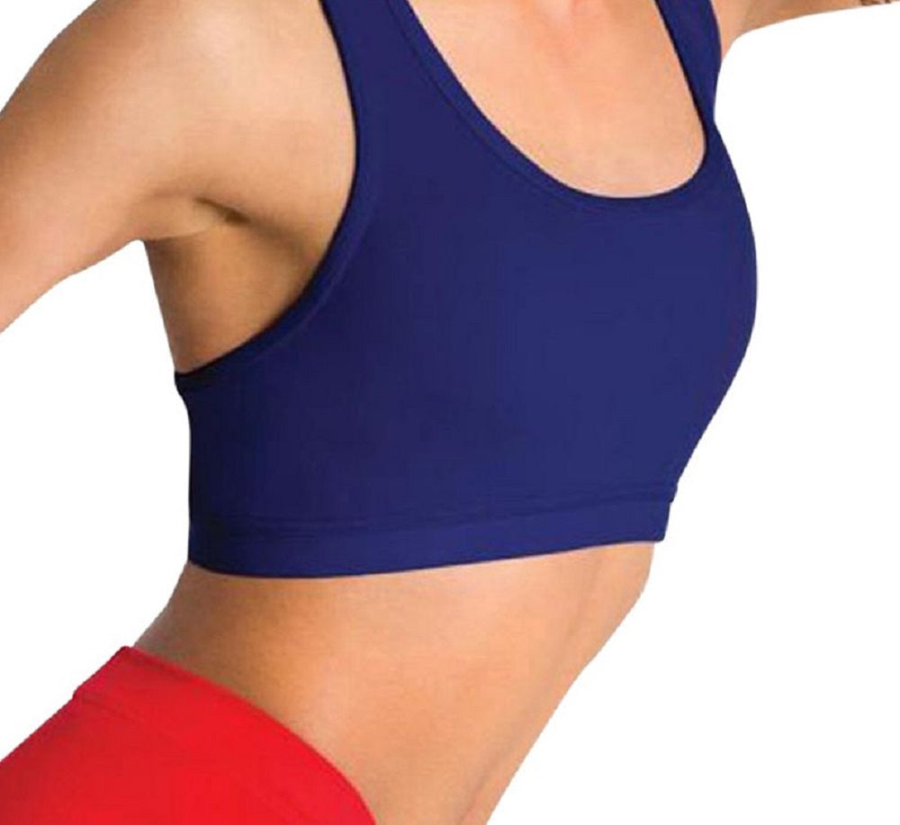 Capezio Women's Racerback Bra Top Blue Size X-Large