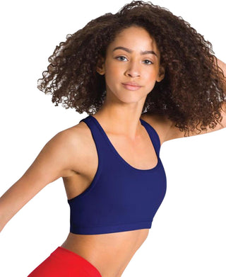 Capezio Women's Racerback Bra Top Blue Size X-Large