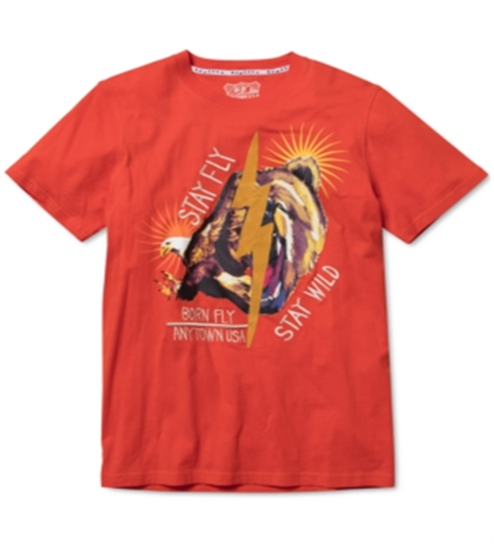 Born Fly Men's Big & Tall Graphic T-Shirt Yellow Size XXXX-Large