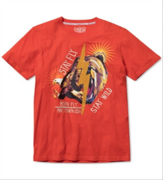 Born Fly Men's Big & Tall Graphic T-Shirt Yellow Size XXXX-Large