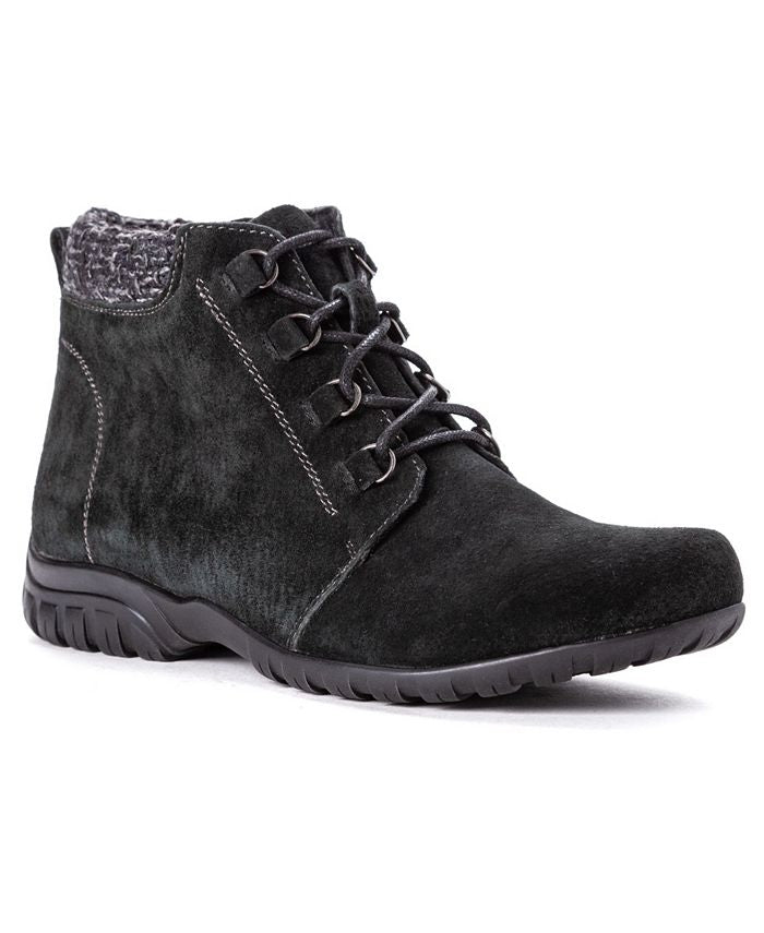 Propét Women's Delaney Water Resistant Bootie Black Size 8.5 M